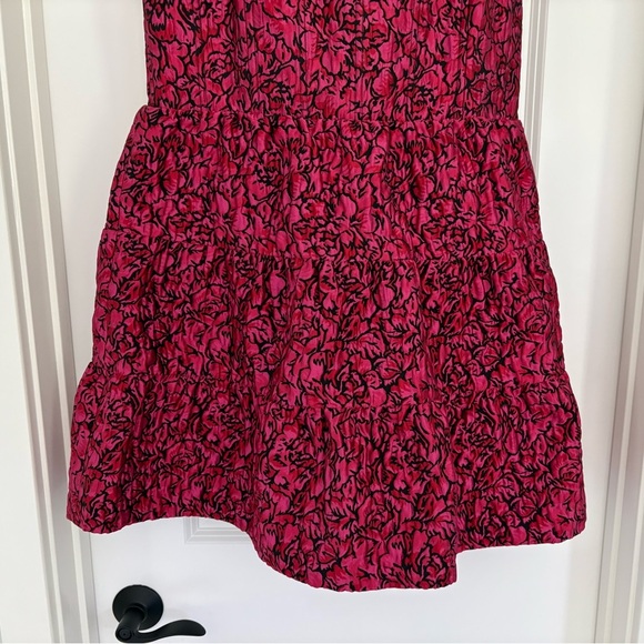 NWT Alice + Olivia Jamila Spaghetti Strap Tiered Mini Dress 14 - Picture 6 of 10